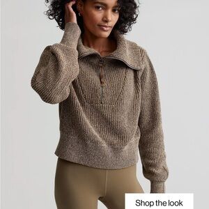 Varley Mentone Half-Zip Knit Pullover